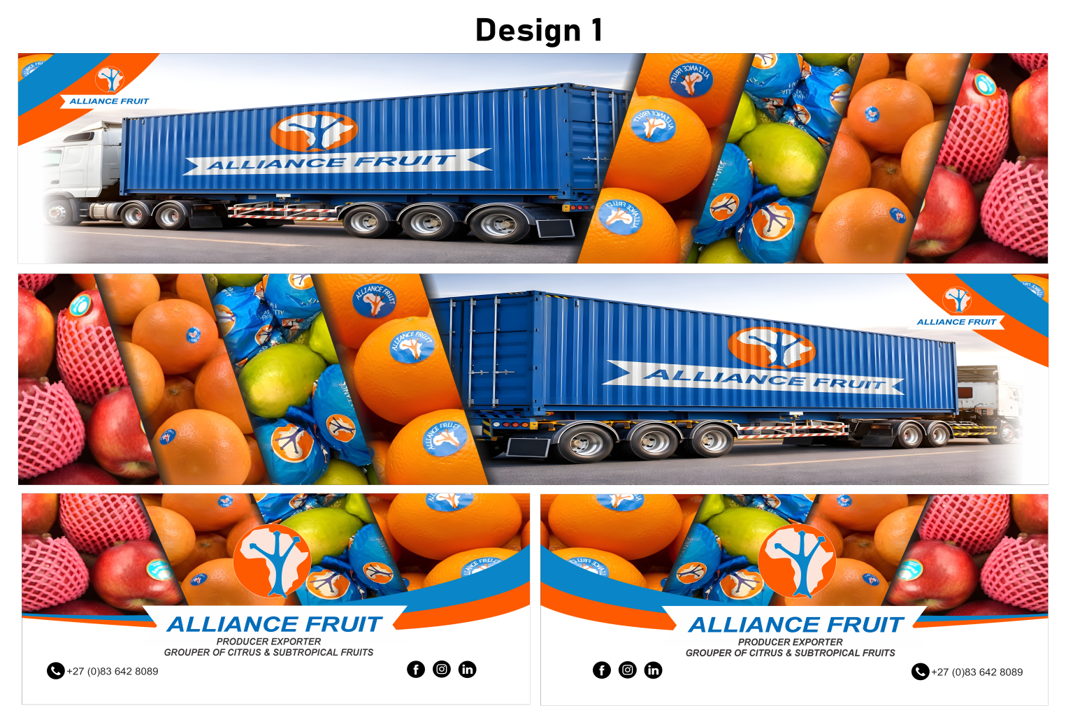 Alliance Fruit Tarp Design preview
